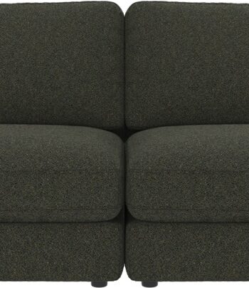 Personers Sofa Rowico Duncan Alice 162 Grøn Stof Modulopbygget Nordisk Design 258x103x78 på Afbetaling