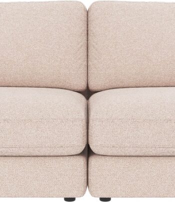 Personers Sofa Rowico Duncan Max Lysebeige Stof Fsc Certificeret Modulopbygget 258x103x78 på Afbetaling
