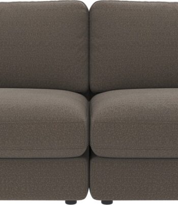 Personers Sofa Rowico Duncan Mellemgrå Rita Polyester Skandinavisk Design Slidstærkt Stof Zigzag Fjedre Koldskum Fsc Certificeret Ramme på Afbetaling