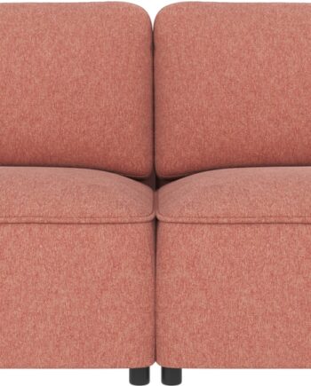 Personers Sofa Rowico Norris Brenda Polyesterstof Rød 226 Bred på Afbetaling