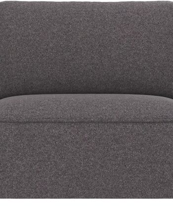 Personers Sofa Rowico Norris Mørkegrå Brenda Polyester Tidløst Design Med Koldskum Zigzag Fjedre på Afbetaling