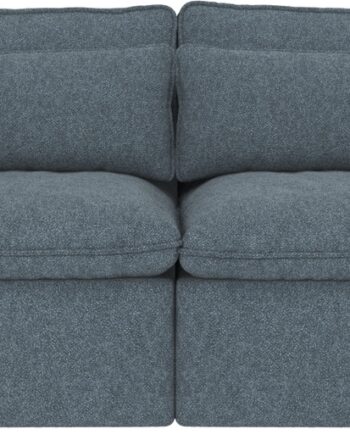 Personers Sofa Rowico Rawlins Blå Bobby Polyesterstof H85xb226xd116 på Afbetaling