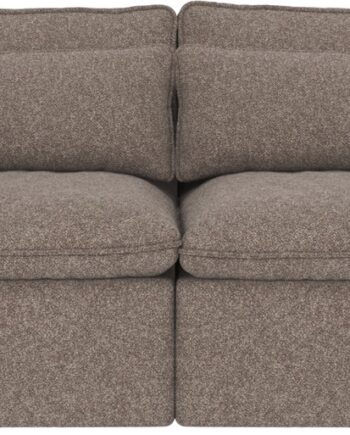 Personers Sofa Rowico Rawlins Bobby Stof Mørk Beige Dyb Siddeflade 116 på Afbetaling