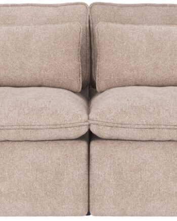 Personers Sofa Rowico Rawlins Maxi Lysebeige Greg Polyester på Afbetaling