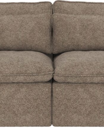 Personers Sofa Rowico Rawlins Mørkbeige Melange Polyester 226116 på Afbetaling