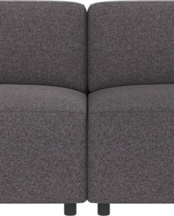 Personers Sofa Rowico Willard Brenda Mørkegrå Polyester H70xb236xd98 på Afbetaling