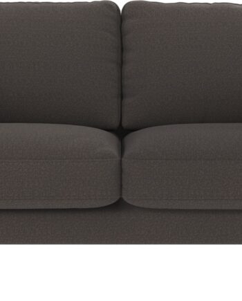 Personers Sofa Skandinavisk Design Rowico Corwin Mørkegrå Rita Polyester Fsc Mix Træstel Pulverlakerede Sorte Metalben Med Nozag Fjedre på Afbetaling