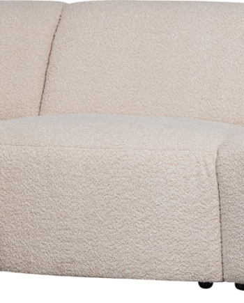 Personers Sofa Venstrevendt Woood Coco Byg Selv Creme Boucl på Afbetaling