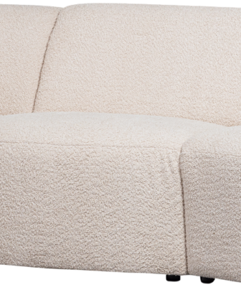 Personers Sofa Woood Coco Boucl Creme Polyester på Afbetaling