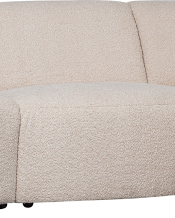 Personers Sofa Woood Coco Højrevendt Creme Boucl 230 138 på Afbetaling