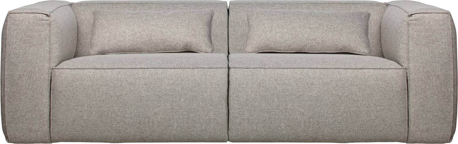 Personers Sofa Woood Exclusive Bean Lysegrå Stof Med Puder H73b246d96 på Afbetaling