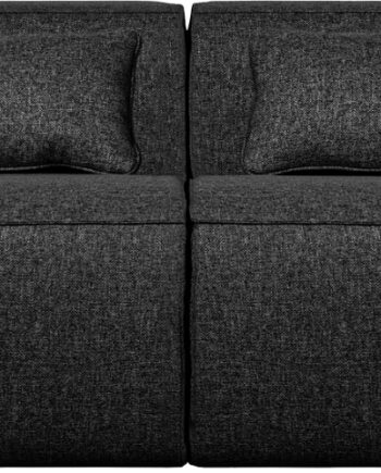 Personers Sofa Woood Exclusive Bean Mørkegrå Plet   Vandafvisende Stof 246x96x73 på Afbetaling