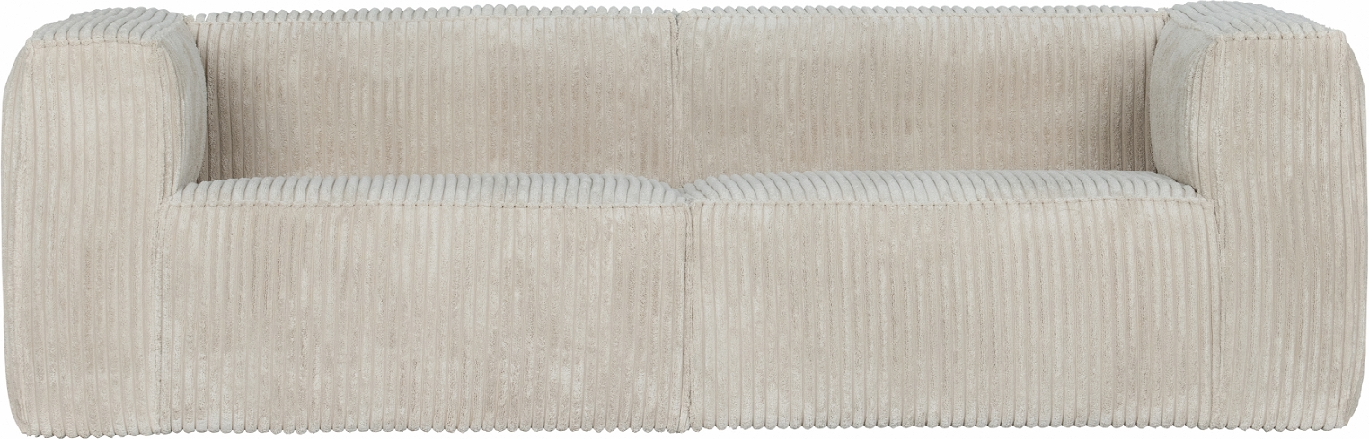 Personers Sofa Woood Exclusive Bean Natur Ribbet Polyester 246 på Afbetaling