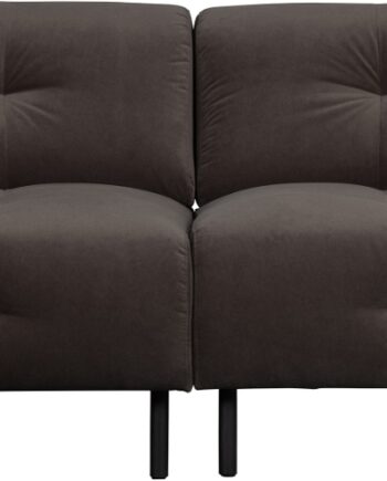 Personers Sofa Woood Exclusive Lloyd Grå Vasket Fløjl 245x90x75 på Afbetaling