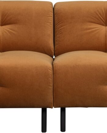 Personers Sofa Woood Exclusive Lloyd Loma Fløjl Lysebrun H75b90l245 på Afbetaling
