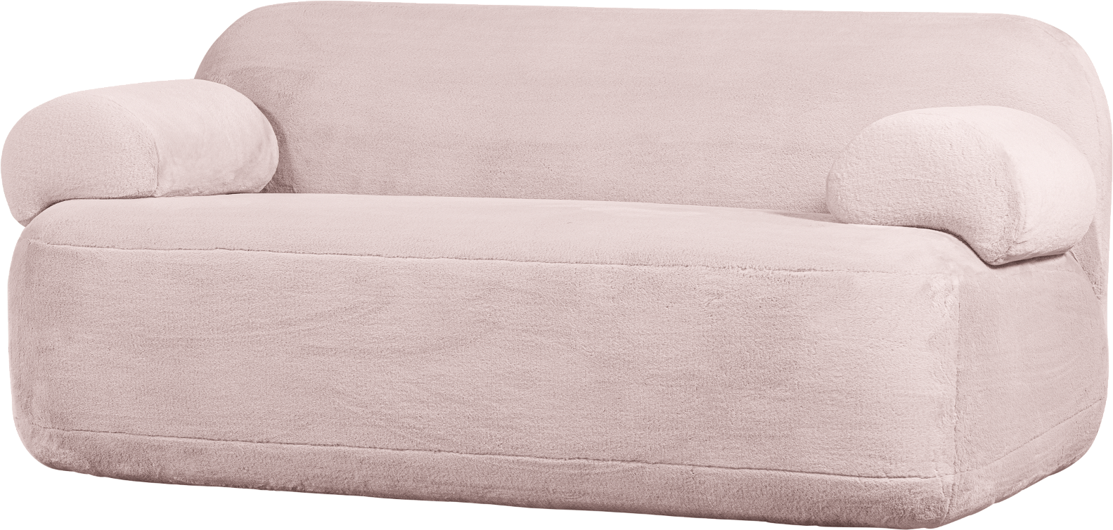 Personers Sofa Woood Jolie Lys Rosa Polyester 183x95x80 på Afbetaling