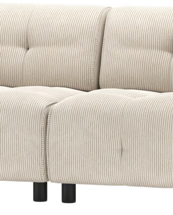 Personers Sofa Woood Louis Lysegråt Fløjl Modulbaseret H73 B244 D90 på Afbetaling