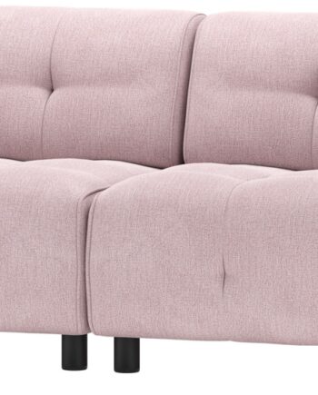 Personers Sofa Woood Louis Modulær Komfort Fladvævet Polyester Lyserød på Afbetaling