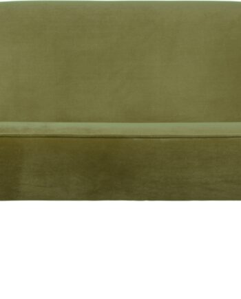 Personers Sofa Woood Sara Grøn Fløjl Kompakt Design H73x110x72 på Afbetaling