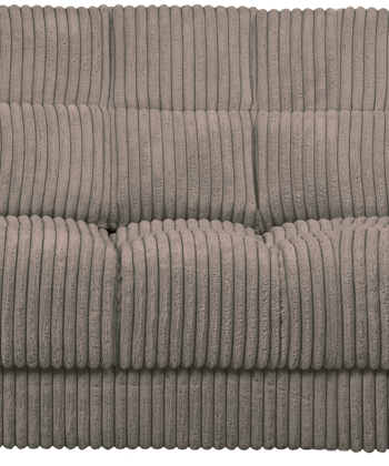 Personers Sofa Woood Second Date Fløjl Polyester Mudder 316x99x78 på Afbetaling