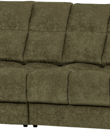 Personers Sofa Woood Second Date Grøn Polyesterstof 226x99x78 Komfortabel Loungesofa på Afbetaling