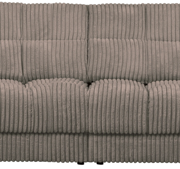 Personers Sofa Woood Second Date Mudderfarvet Fløjl L406x99x78 på Afbetaling