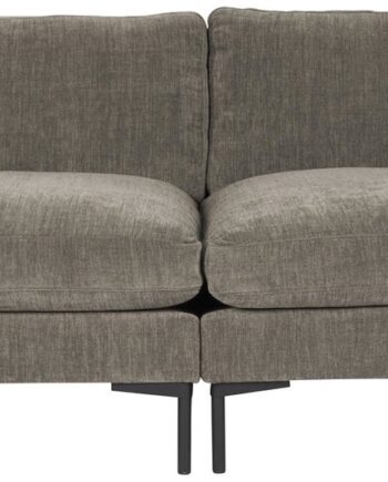 Personers Sofa Zuiver Summer Kaffe Stof Aftageligt Betræk ø230x101x82 på Afbetaling