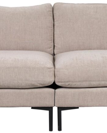 Personers Sofa Zuiver Summer Stenlysgrå Stof Aftageligt Betræk 230 101 på Afbetaling