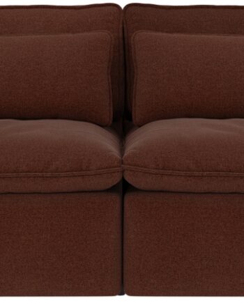 Personers Tresæders Maxi Sofa Rowico Rawlins Rita Rød Polyester på Afbetaling