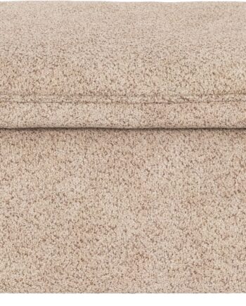 Puf Rowico Rawlins Anna Lysebeige 91x91x45 Fodskammel Til Sofa på Afbetaling
