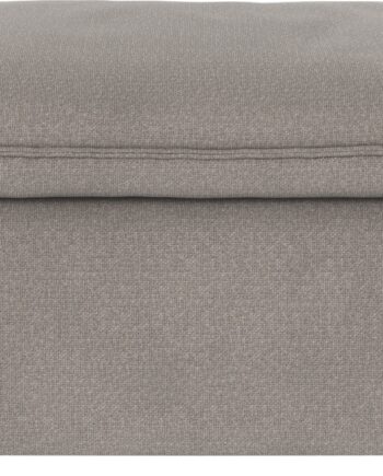 Puf Rowico Rawlins Lysegrå Polyester 91x91x45 Fodskammel Til Sofa på Afbetaling