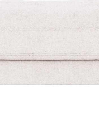 Puf Til Sofa Rowico Corwin Greg Hvid Polyester Med Sorte Pulverlakerede Metalben på Afbetaling
