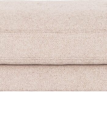 Puf Til Sofa Rowico Corwin Max Lys Beige Stof Med Sorte Pulverlakerede Metalben på Afbetaling