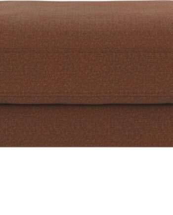 Puf Til Sofa Rowico Corwin Rita Rød Polyester Med Sort Metalben 84x64x45 på Afbetaling