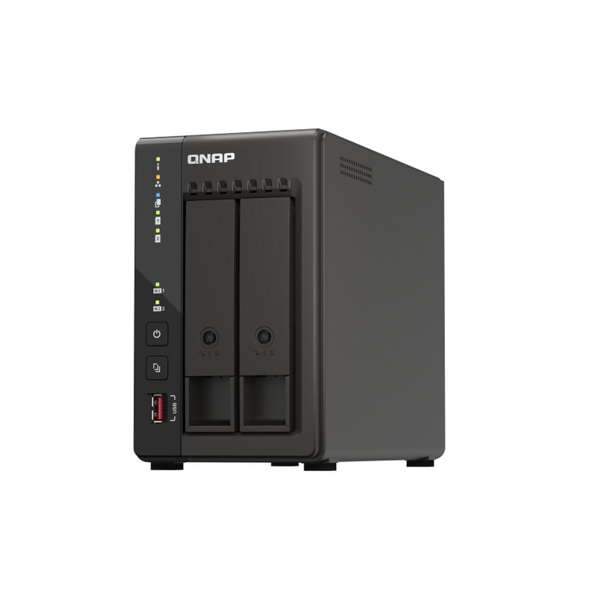 Qnap 253e Nas Bay 5gbe Ram Sort på Afbetaling