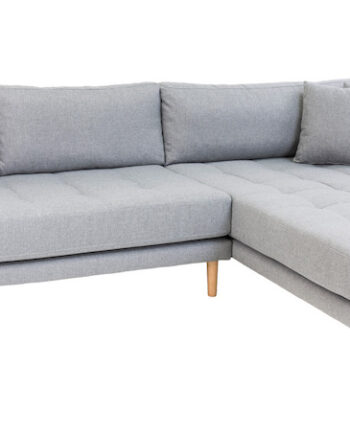 Riviera Lounge Sofa Lysgrå Højrevendt Længde 290 på Afbetaling
