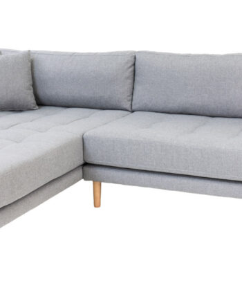 Riviera Lounge Sofa Lysgrå Venstrevendt Længde 290 på Afbetaling