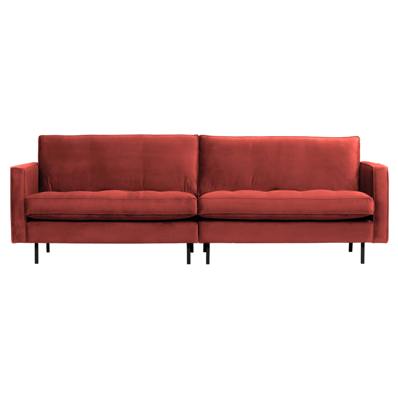 Rodeo Classic Pers Sofa Velour Chestnut på Afbetaling