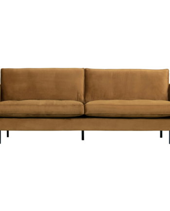 Rodeo Classic Pers Sofa Velour Honey Yellow på Afbetaling