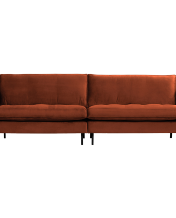 Rodeo Classic Pers Sofa Velour Rust på Afbetaling