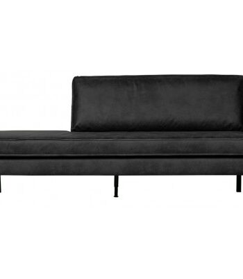 Rodeo Daybed Sofa Læder B203 Vintage Sort på Afbetaling