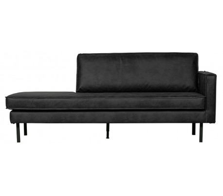 Rodeo Daybed Sofa Læder B203 Vintage Sort på Afbetaling