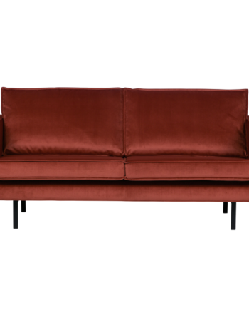 Rodeo Pers Sofa Velour Chestnut på Afbetaling