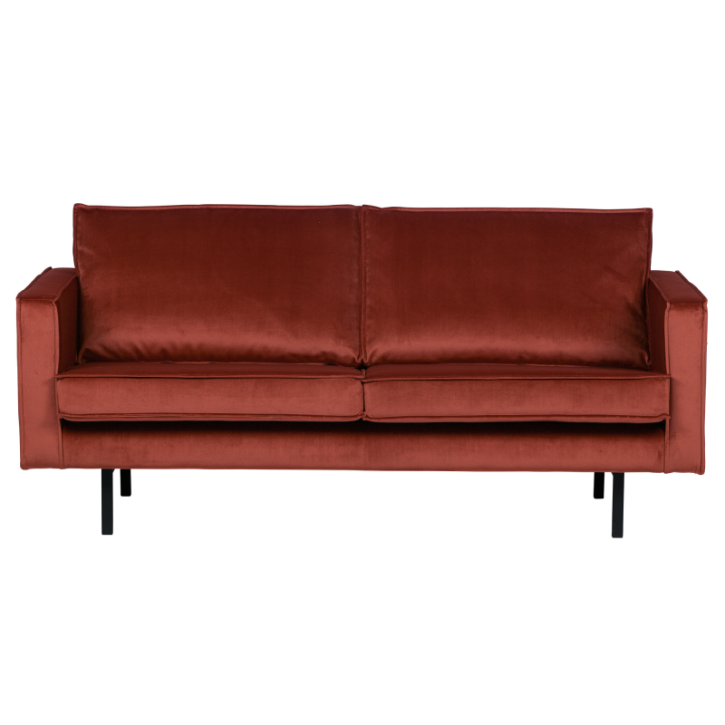 Rodeo Pers Sofa Velour Chestnut på Afbetaling