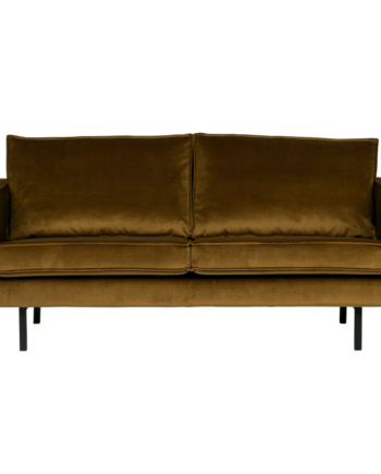 Rodeo Pers Sofa Velour Honey Yellow på Afbetaling