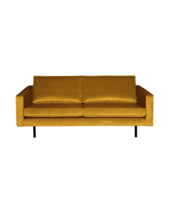 Rodeo Pers Sofa Velour Ochre på Afbetaling