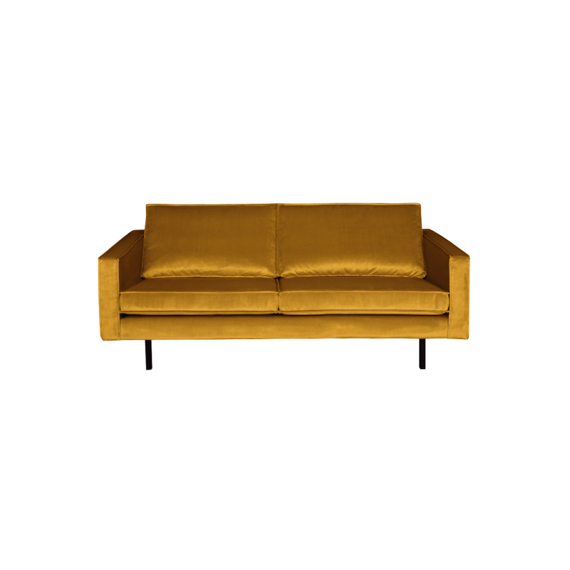 Rodeo Pers Sofa Velour Ochre på Afbetaling