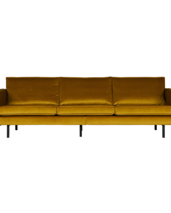 Rodeo Pers Sofa Velour Ochre på Afbetaling