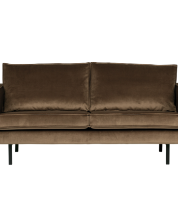 Rodeo Pers Sofa Velour Taupe på Afbetaling
