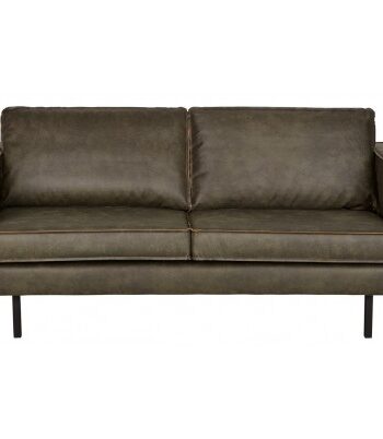 Rodeo Personers Sofa Læder B190 Vintage Armygrøn på Afbetaling